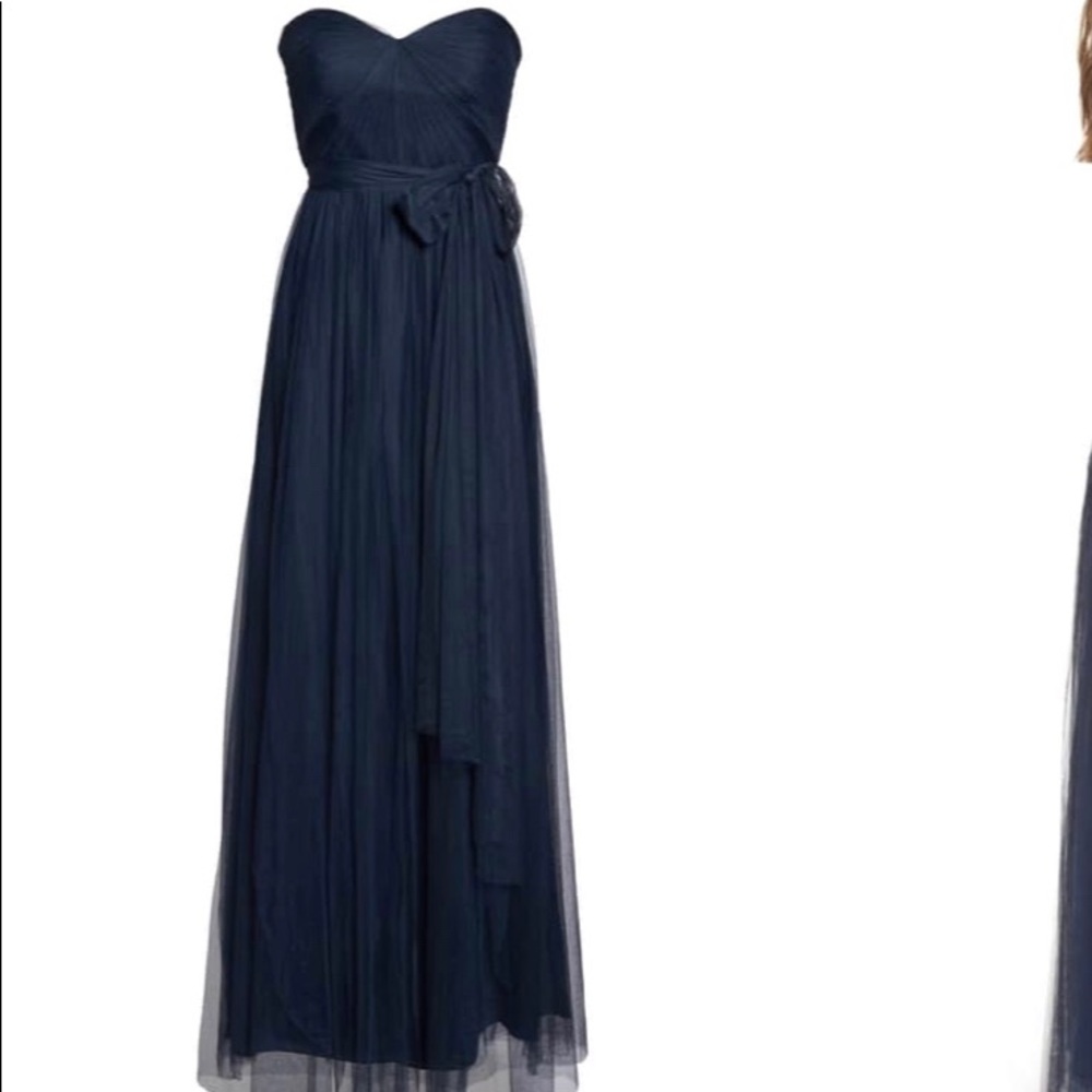 Jenny Yoo Annabelle Convertible Tulle Column Dress